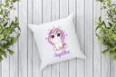 Coussin petite fille maternelle personnalisé