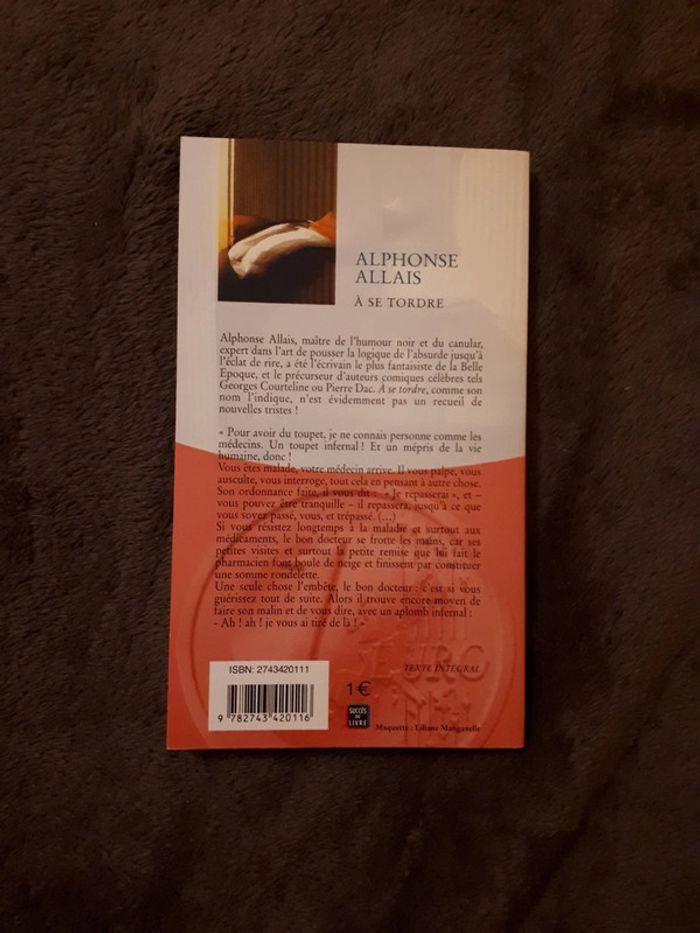 Livre A se tordre, Alphonse Allais - photo numéro 2