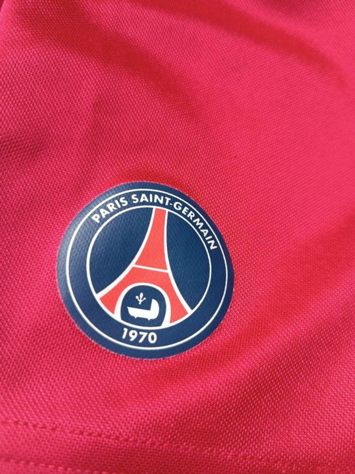 Short garçon fille foot football PSG Paris germain rouge 12 18 1 80 86 tenu bébé baby nike - photo numéro 2