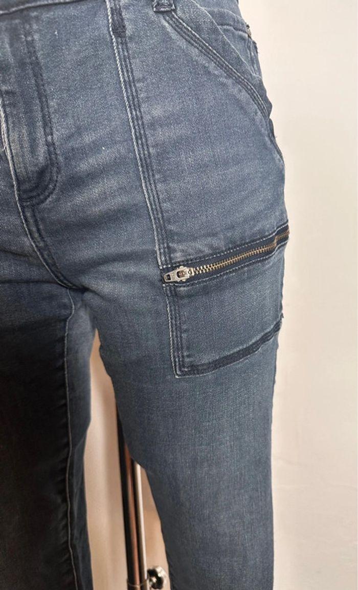 Jean cargo stretch ikks slim 7/8ème taille 40 - photo numéro 3