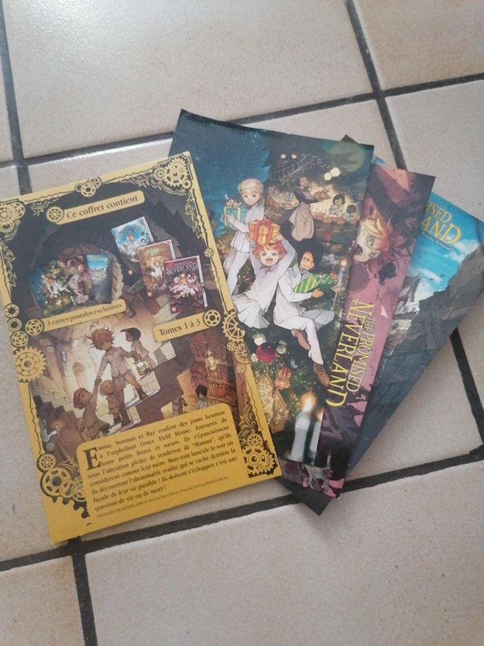 The Promised Neverland lot cartes postales exclusives - photo numéro 1