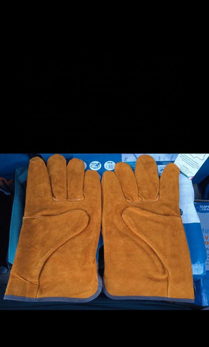 Gants vachette cuir - photo numéro 2