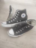 Converse cuir noir taille 36.5