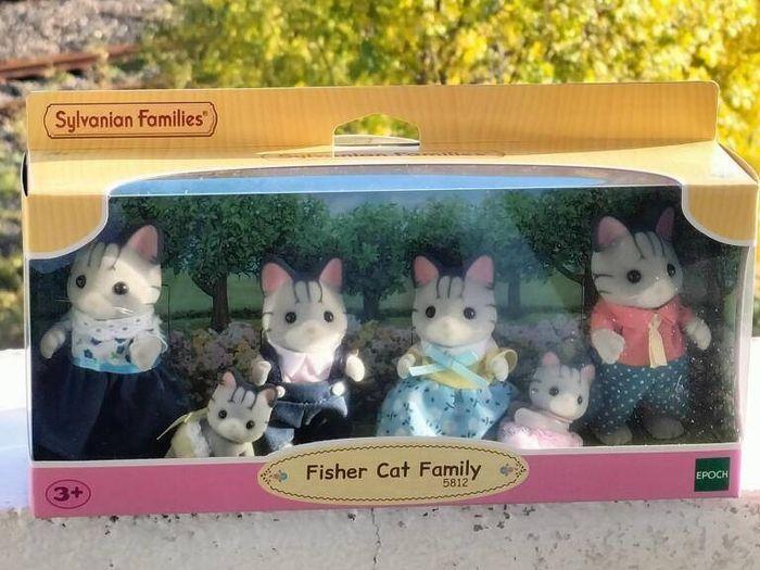 Sylvanian famille la famille chat pêcheur - photo numéro 1