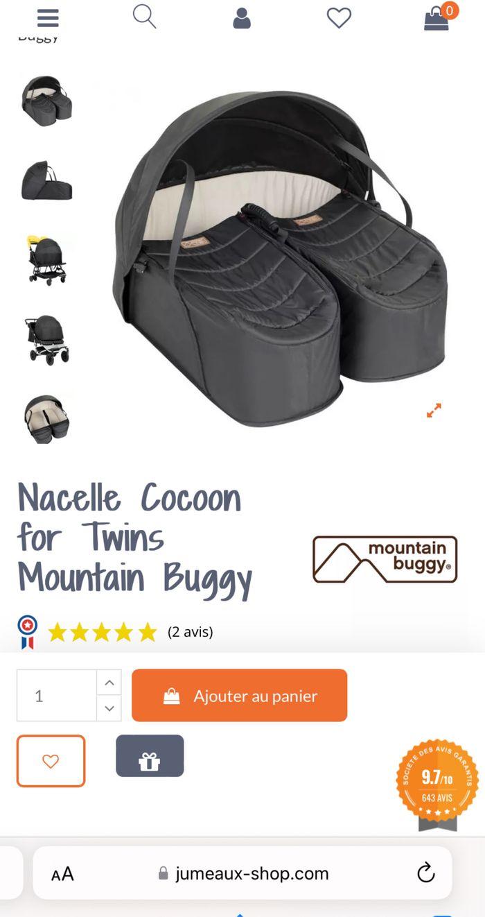 Nacelle Cocoon for Twins Mountain Buggy - photo numéro 6