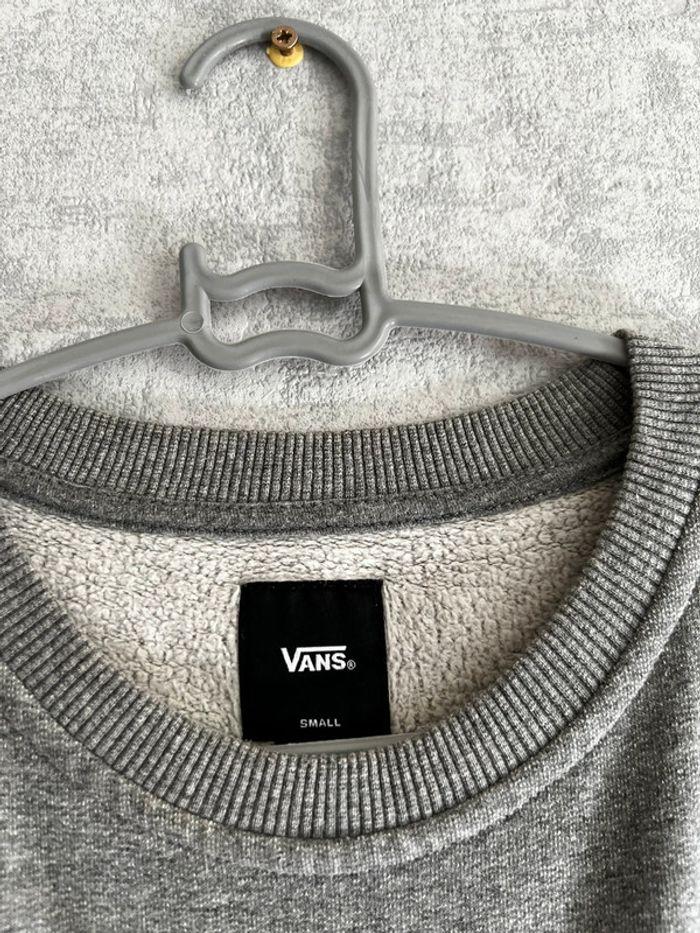 sweat gris Vans taille M - photo numéro 4