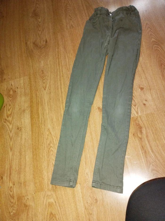 Pantalon kaki 12 ans gemo - photo numéro 1