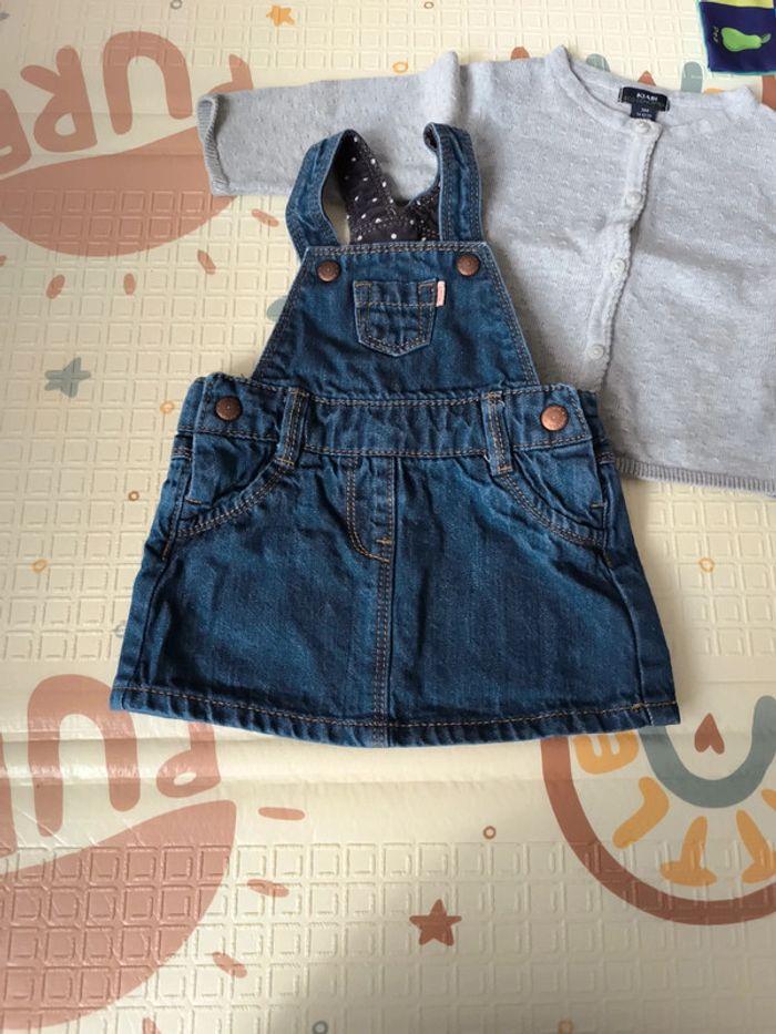 Ensemble robe gilet bébé fille - photo numéro 2