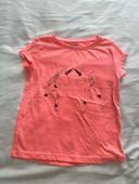 TEE shirt corail 4 ans