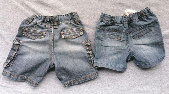 Lot 2 shorts en jeans, bleu, Tape à l'œil, 23/24mois 86cm - photo numéro 2