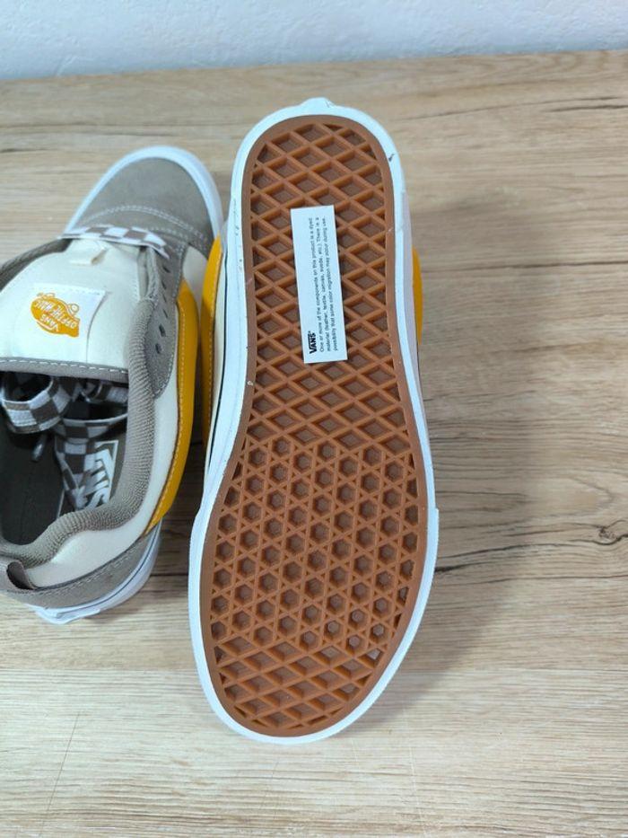 Baskets Vans knu old skool pointure 39 blanche orange neuves avec boîte - photo numéro 6