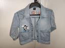 Veste en jeans Mickey 9/12 mois