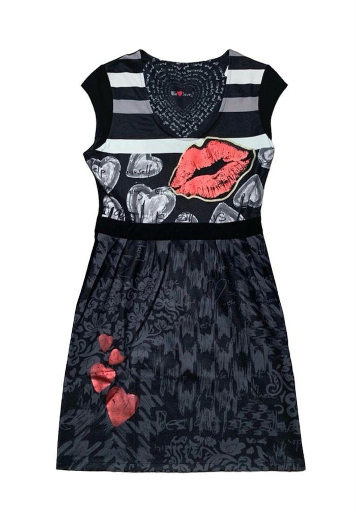 Robe noire desigual - Taille M/L - photo numéro 1