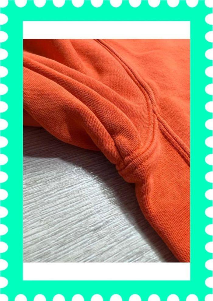 👕 Sweat à capuche Nike logo brodé Orange Taille S 👕 - photo numéro 11