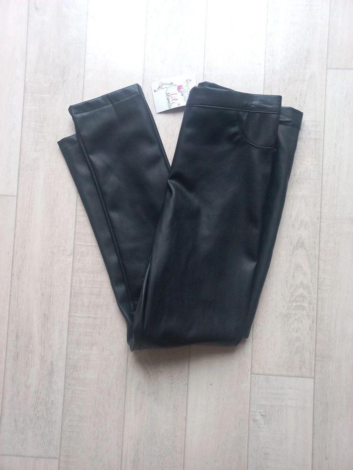 Pantalon simili cuir - photo numéro 1