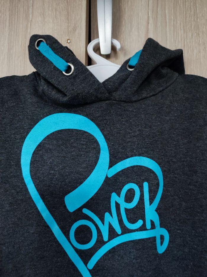 Sweat gris Power 8 ans Bpc collection - photo numéro 3