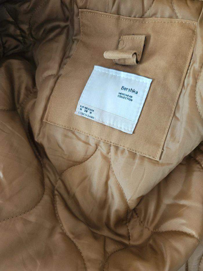 Manteau mi-long avec capuche fourrée - Bershka - photo numéro 5