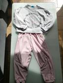 Pyjama velours disney fille 7-8 ans