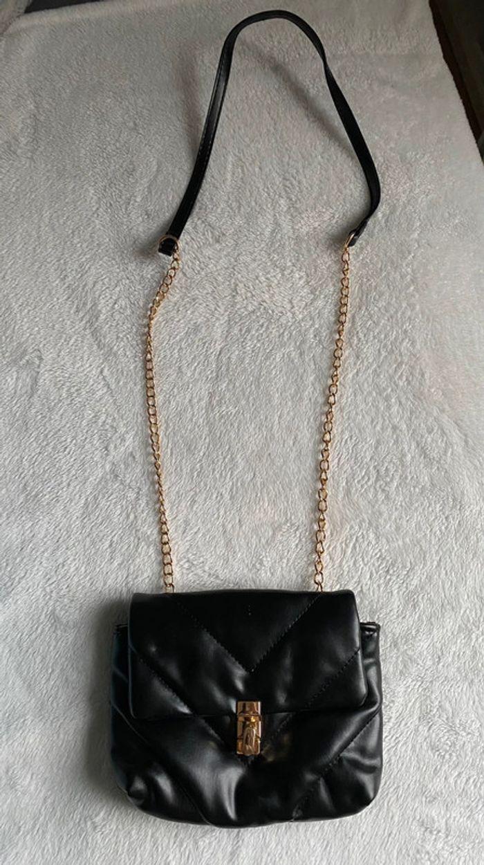 🖤 Jolie petit sac noir simili cuir 🖤 19x15cm 🖤 - photo numéro 3