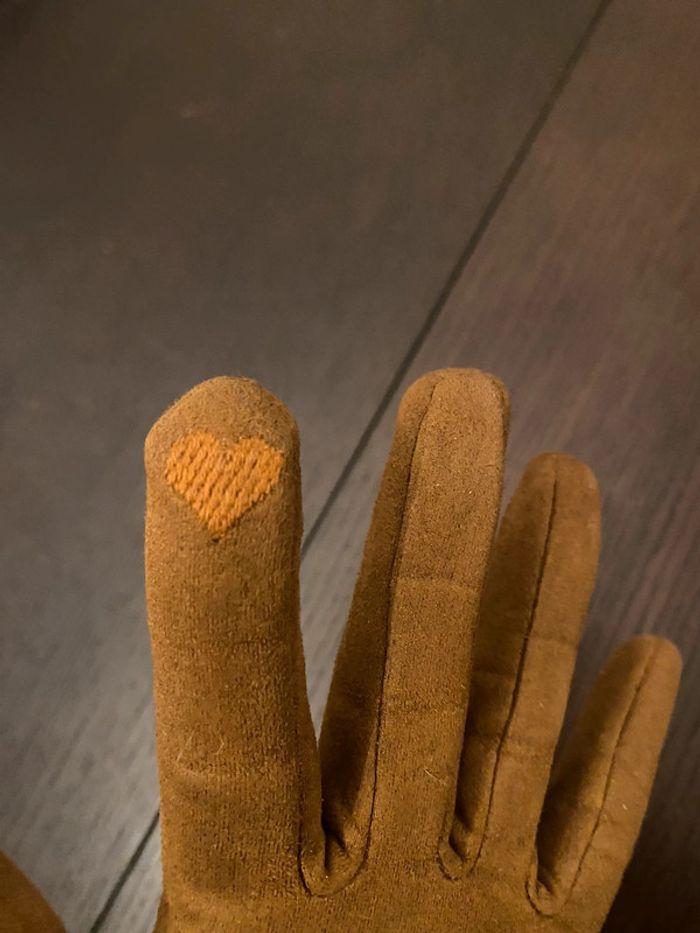 Gants en suédine petites mains - photo numéro 3