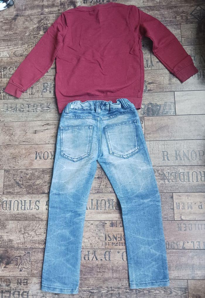 Ensemble pull name it et jeans zeeman 6 ans - photo numéro 2