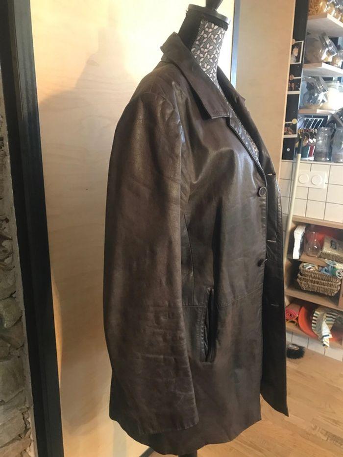 Veste cuir Zara - photo numéro 5