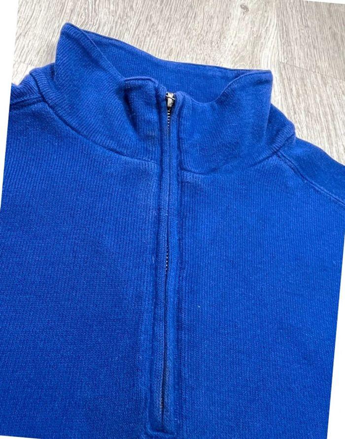 👕 Half Zip, Quart Zip, sweat col roulé à fermeture Ralph Lauren Bleu Violet Taille L 👕 - photo numéro 16