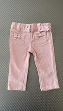 Pantalon rose strass