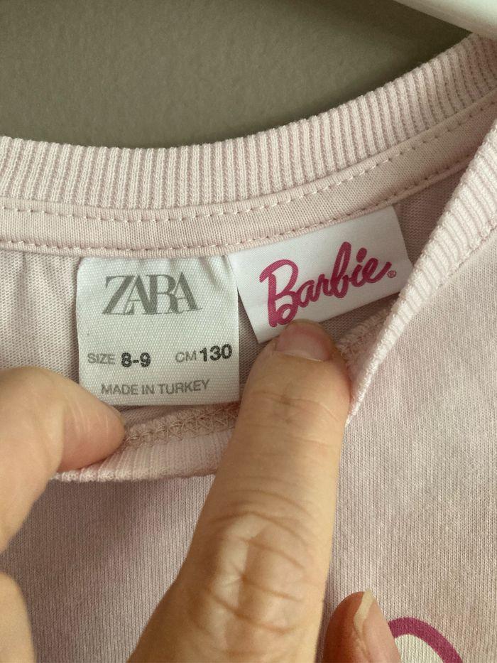 Zara t-shirt Barbie 8-9 ans - photo numéro 3