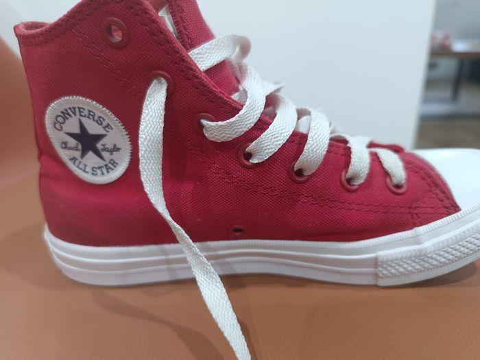 Basket Converse fille rouge - photo numéro 3