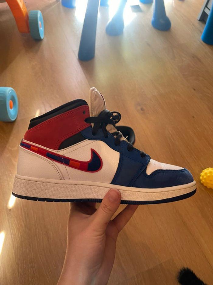 Air Jordan 1 mid blauw/red - photo numéro 6