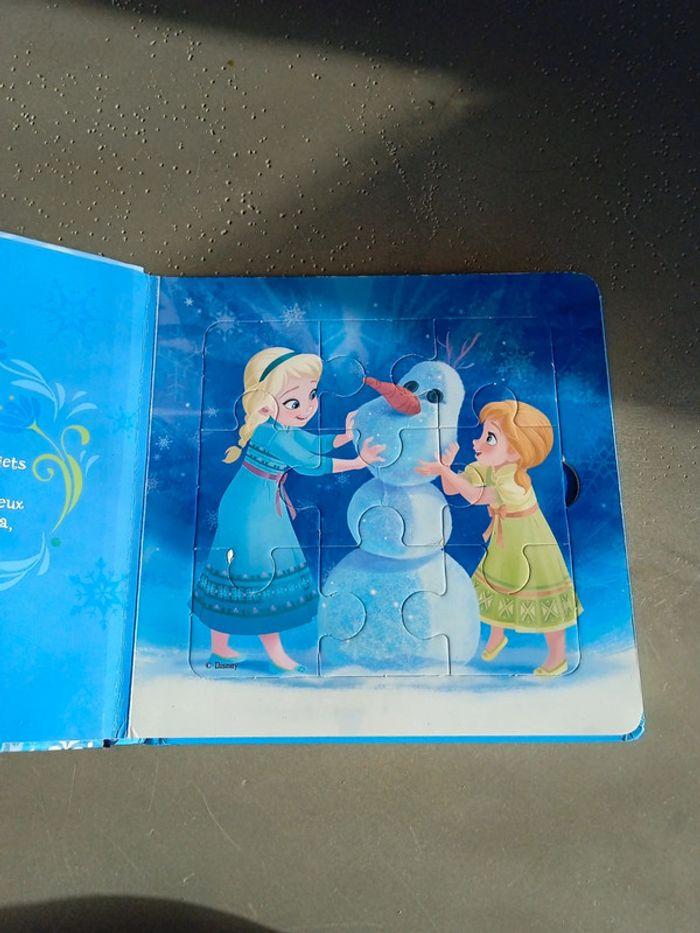 Livre puzzle reine des neiges - photo numéro 3