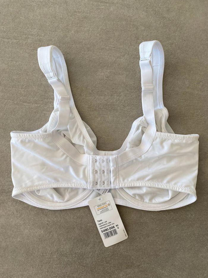 Soutien-gorge blanc confort Twin Rosa Faia 95G Neuf - photo numéro 2