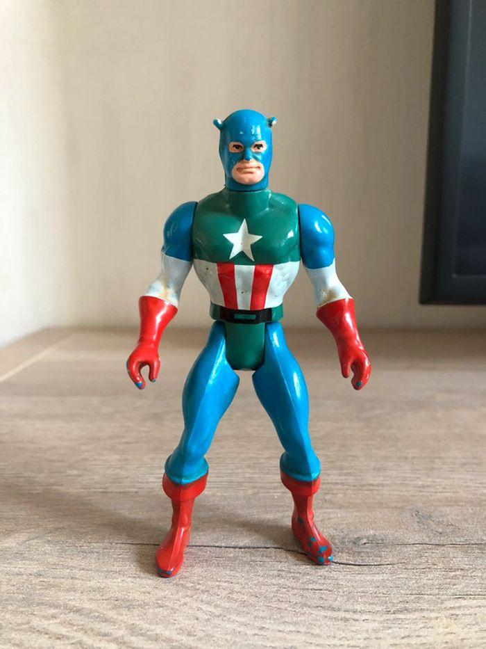 Figurine vintage Marvel secret wars 1984 France capitaine america - photo numéro 1