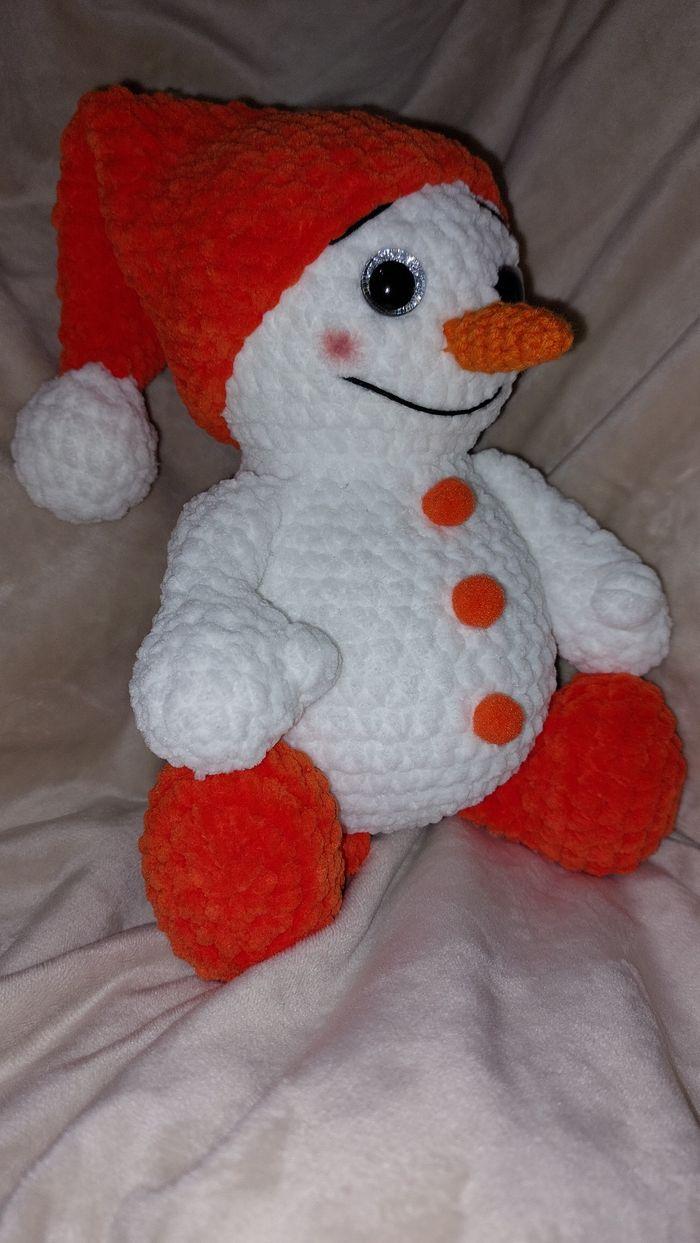 Bonhomme de neige orange - photo numéro 2