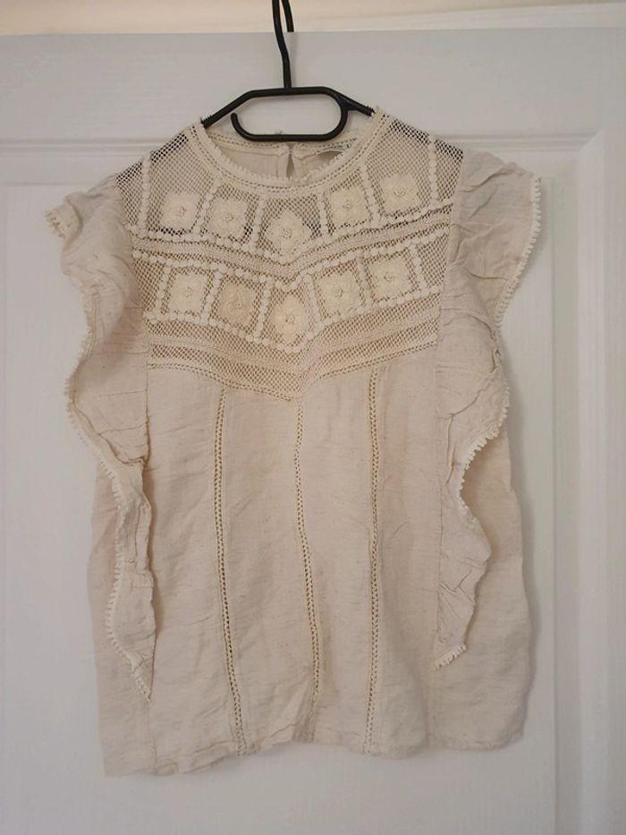 Blouse beige