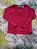 Pull rouge 5ans 110cm