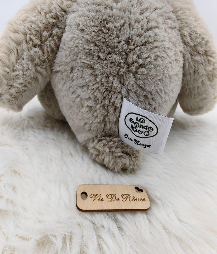 Doudou peluche Ours Nougat La Grande Recré - photo numéro 5