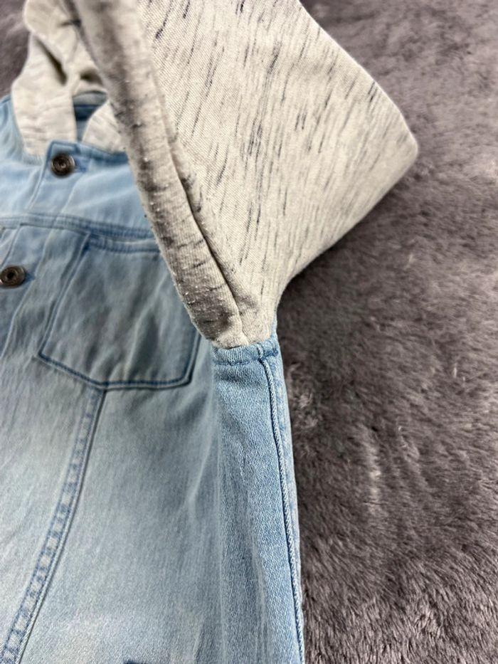 👕 Veste en Jeans avec capuche vintage y2k Bleu Clair Taille S 👕 - photo numéro 10