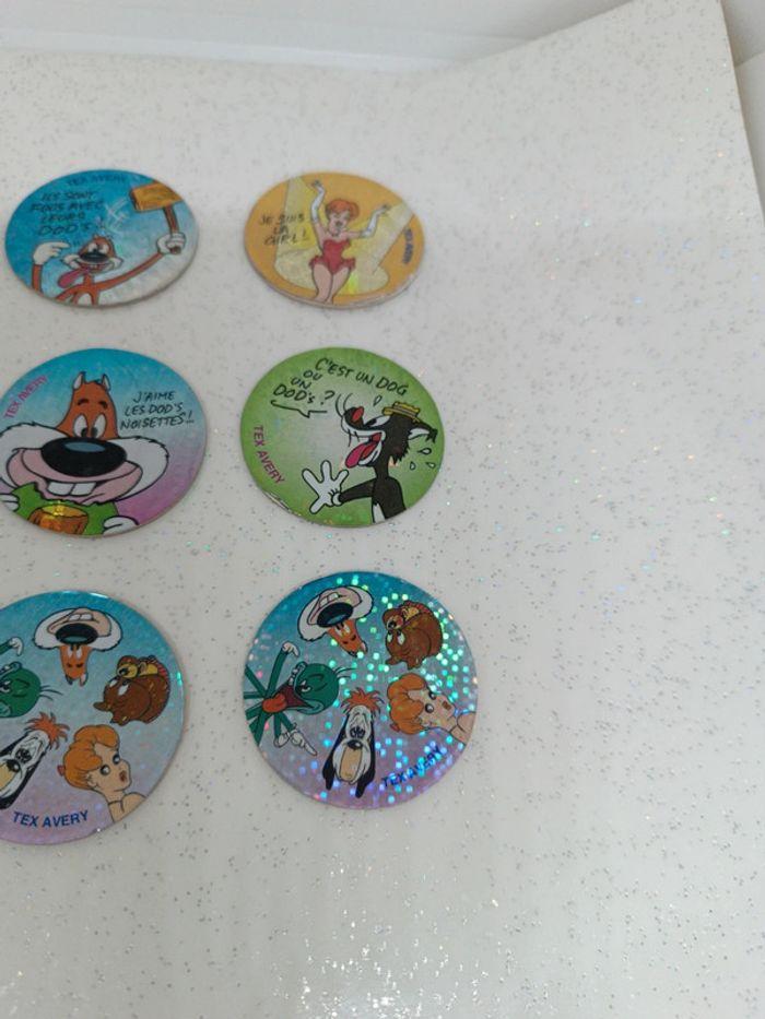 Pog Taz tazo vintage droopy Tex Avery 4 20 26 2 21 25 24 10 15 28 - photo numéro 5