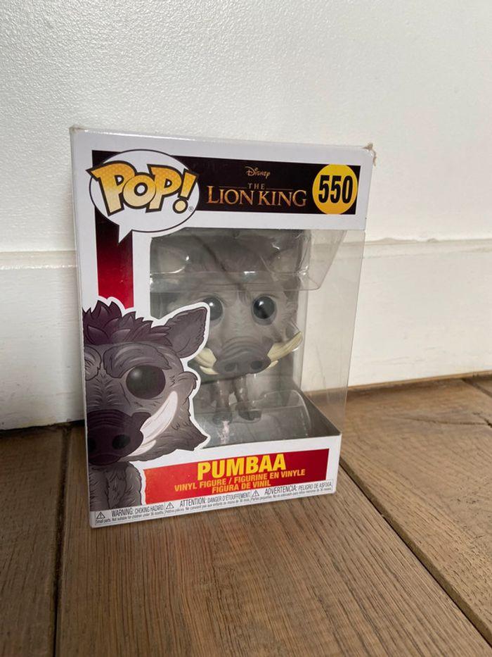 Figurine Pop! n°550 Pumbaa - Le Roi Lion - photo numéro 2