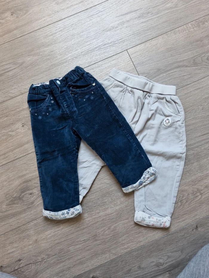 lot Pantalons velours 18m - photo numéro 1