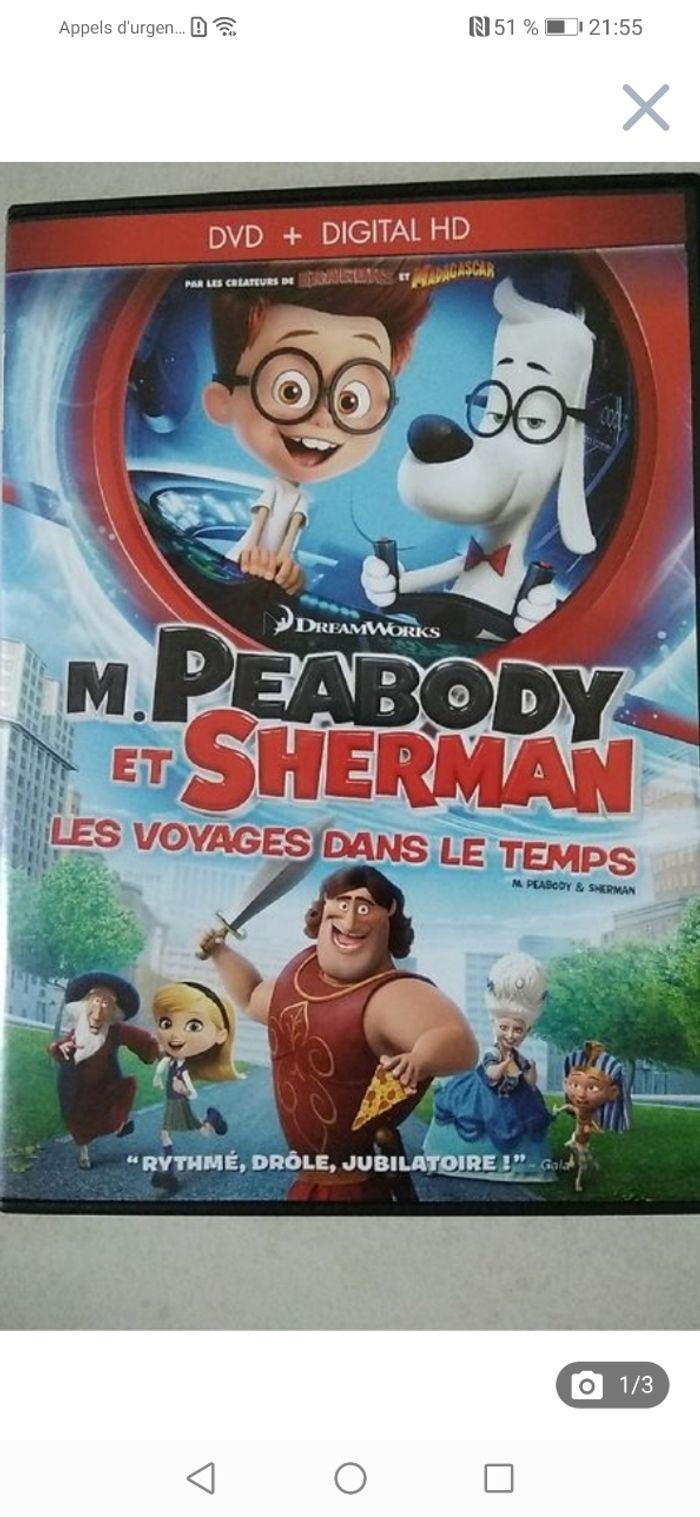 DVD m. Peabody et Sherman - photo numéro 1