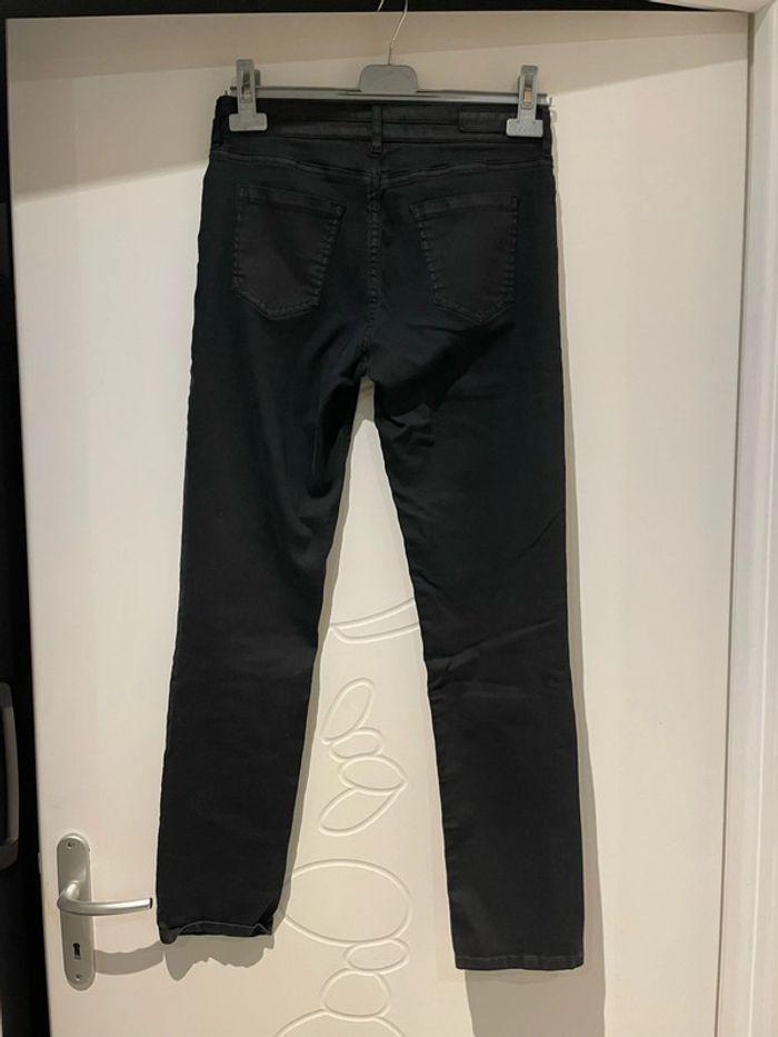 Pantalon extensible noir taille haute coupe slim Gérard Dardel taille 36 - photo numéro 4