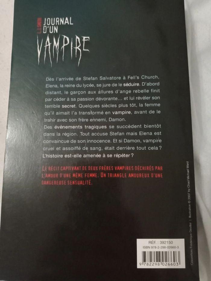 Livre Le Journal d'un Vampire - photo numéro 3