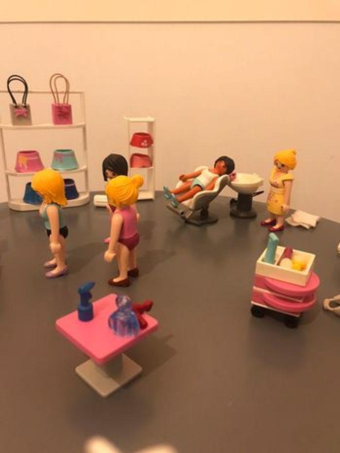 Lot salon de coiffure + boutique Playmobil - photo numéro 2