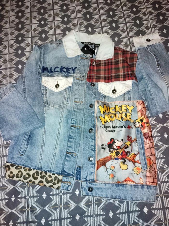 Veste en jeans Desigual Mickey Mouse XS - photo numéro 1