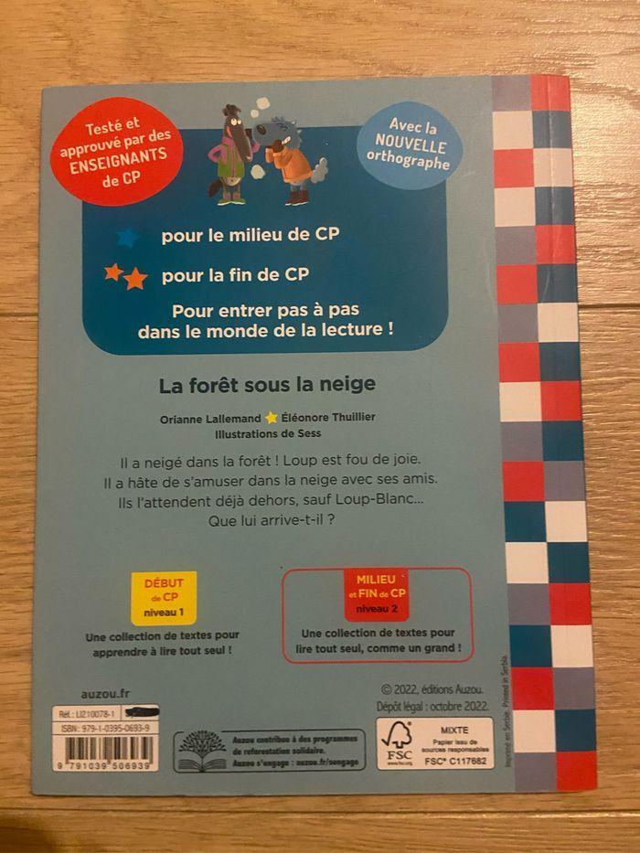 Livre mes lectures de CP avec loup - photo numéro 2