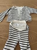 Ensemble marinière petit bateau