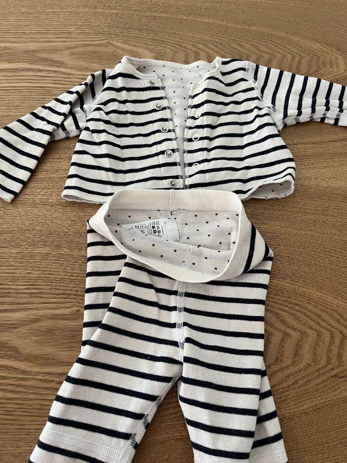 Ensemble marinière petit bateau